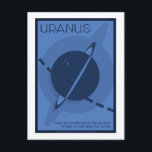 Space Travel Postcard - Uranus<br><div class="desc">Send your Family and friend a postcard from a distant planet to let them know you are safe on your  intergalactic travels</div>