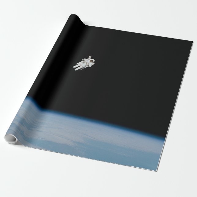 Space Travel Wrapping Paper (Unrolled)