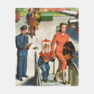 Space Traveller Fleece Blanket