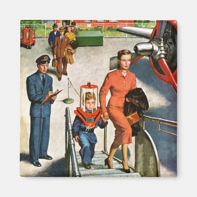 Space Traveller Magnet (Front)