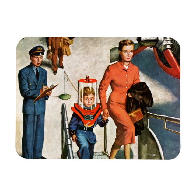Space Traveller Magnet (Horizontal)