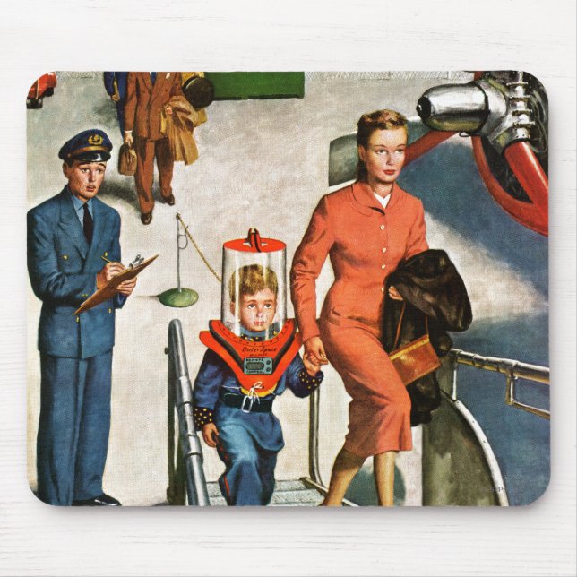 Space Traveller Mouse Pad (Front)