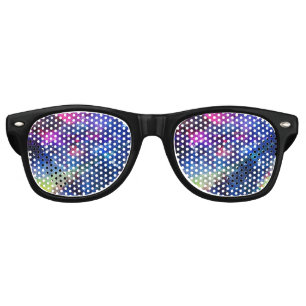 Space traveller spatial galaxy painting retro sunglasses