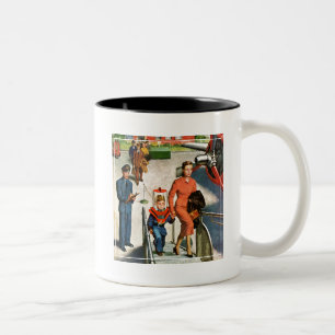 Space Traveller Two-Tone Coffee Mug