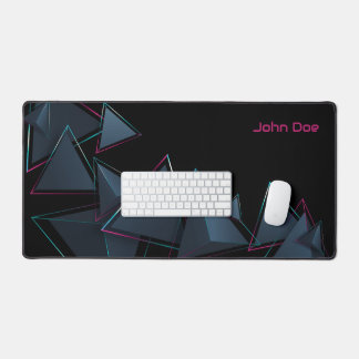 Space Triangles PC Desk Mat