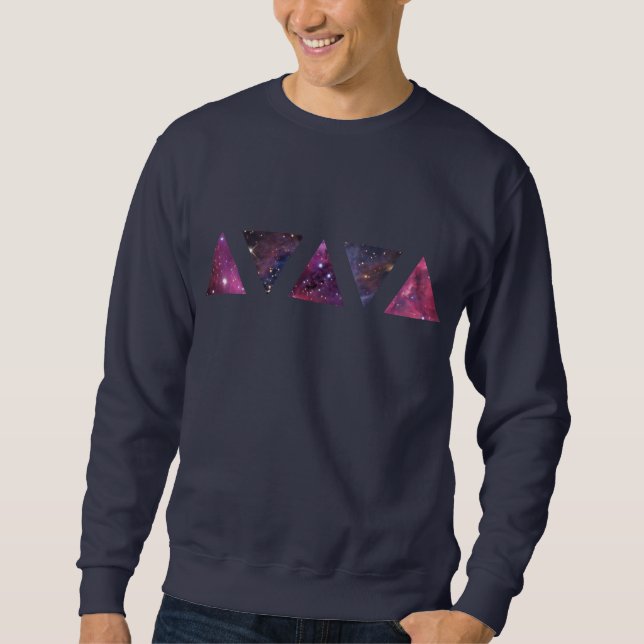 Space Triangles (Sweatshirt) Sweatshirt (Front)