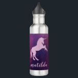 Space unicorn colourful galaxy 710 ml water bottle<br><div class="desc">Space unicorn colourful galaxy personalised design</div>