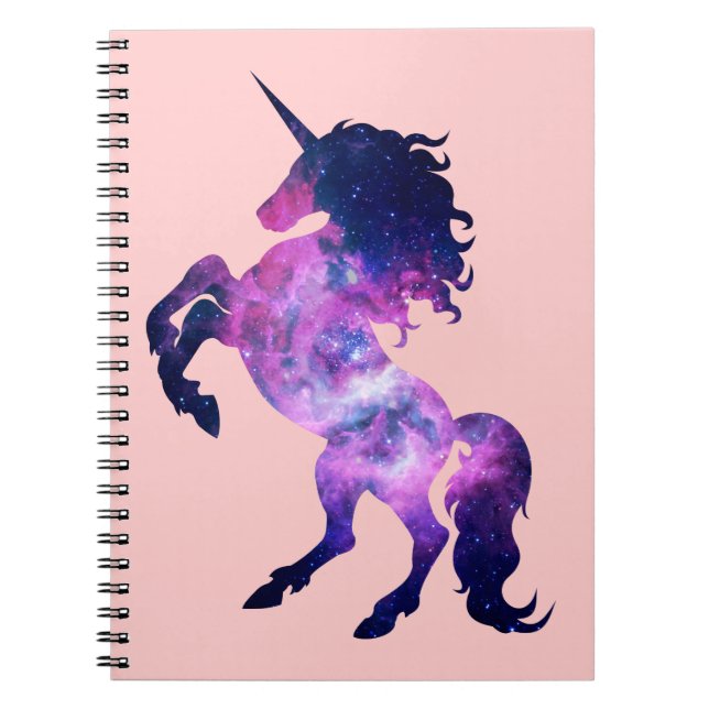 Space unicorn notebook (Front)