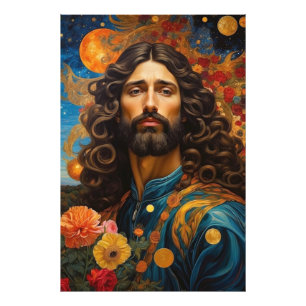 *~*  Space Universe Earth  AP50 Handsome Man Photo Print