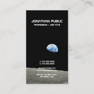 Space Universe Science Physics Elegant Design Business Card