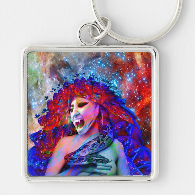 Space Vampire Key Ring (Front)
