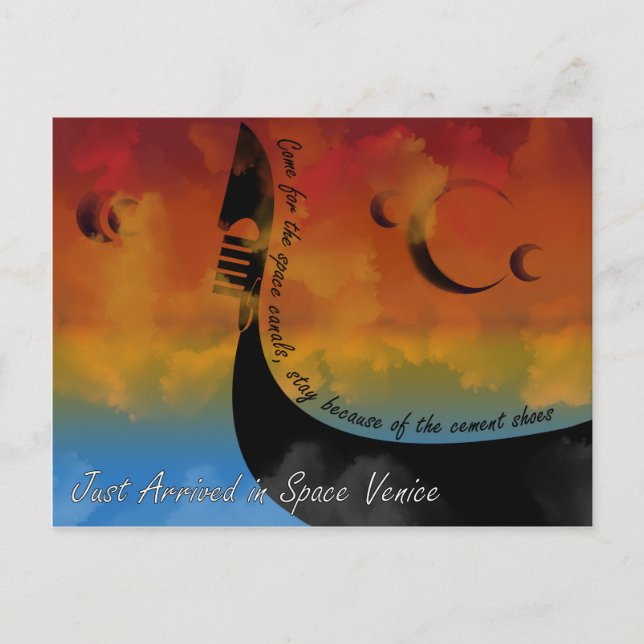 Space Venice Postcard (Front)