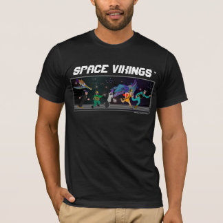 Space Vikings Crew on the Run BLACK SHIRT