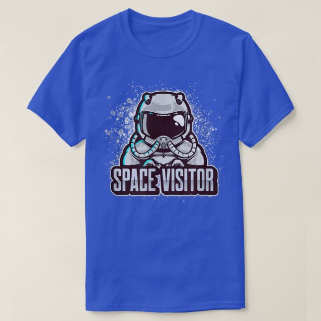 SPACE VISITOR ASTRONAUT  T-Shirt (Design Front)
