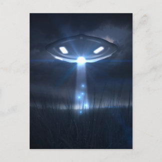 Space visitors postcard