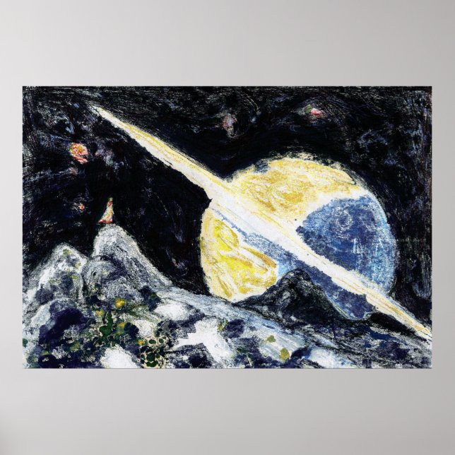 Space Wanderer Art Print (Front)