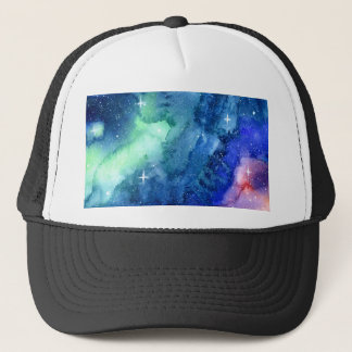 Space Watercolor Art Hat