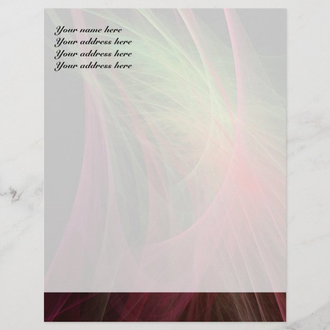 Space Wave Custom Letterhead (Front)