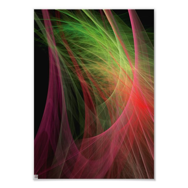 Space Wave Photo Print (Front)