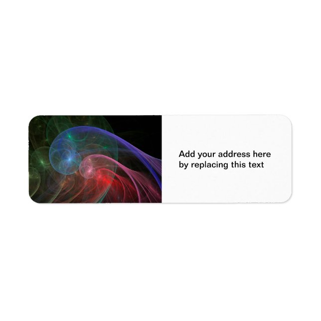 Space Wave Return Address Label (Front)