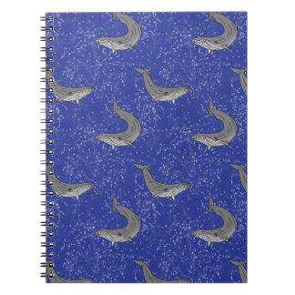 Space Whales Notebook Starry Sky Art Whale Journal