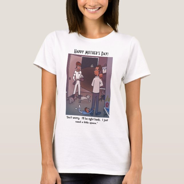 Space White T-Shirt (Front)