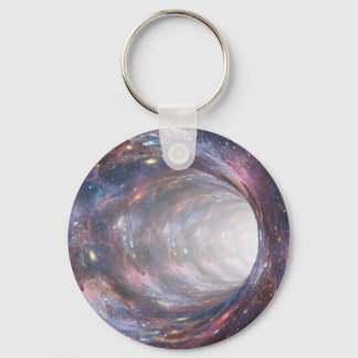 Space Wormhole Nebula Optical Illusion  Key Ring