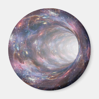 Space Wormhole Nebula Optical Illusion Magnet