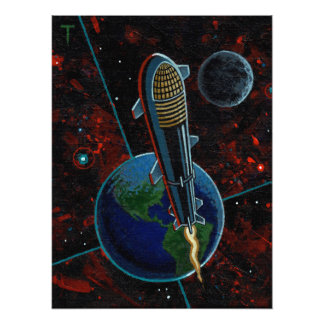 Space X Starship Photo Print