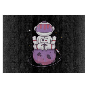 Space Yoga Cutting Board