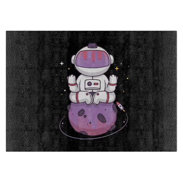 Space Yoga  Cutting Board (Front)
