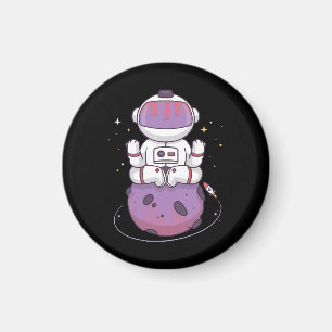 Space Yoga Magnet