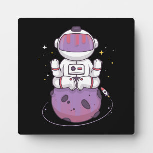 Space Yoga  Plaque