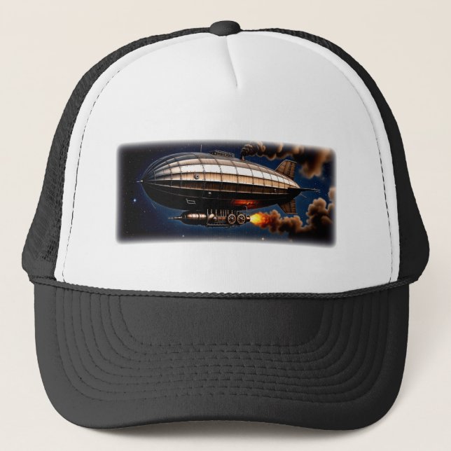 SPACE ZEPPELIN TRUCKER HAT (Front)