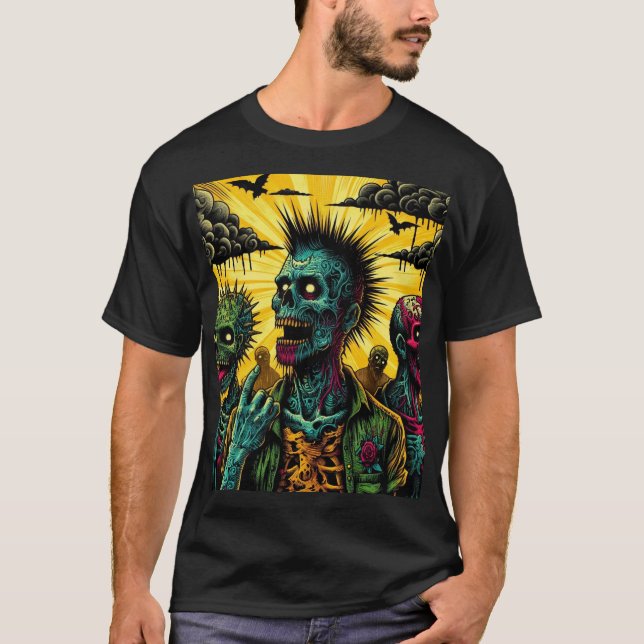 Space Zombie Apocalypse T-Shirt (Front)