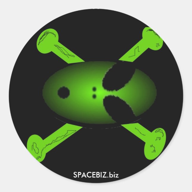 SpaceBiz.biz  Sticker xx08 (Front)