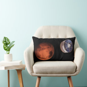 Spacecraft Carrying The Perseverance Rover Lumbar Cushion