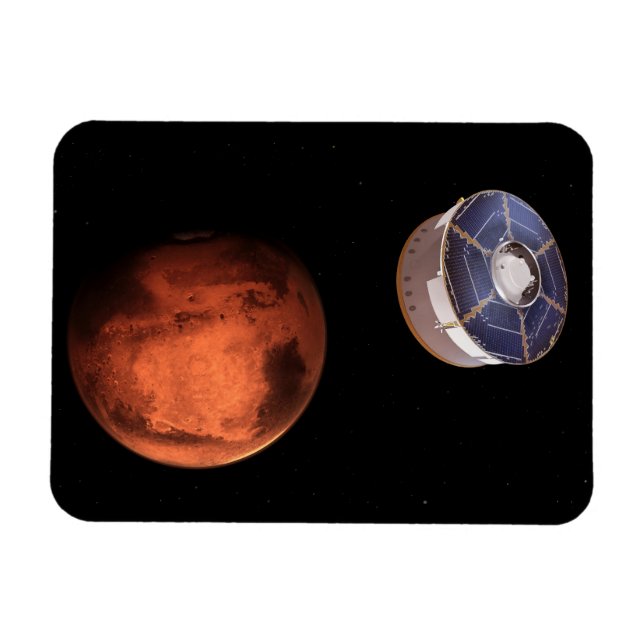 Spacecraft Carrying The Perseverance Rover Magnet (Horizontal)