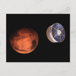 Spacecraft Carrying The Perseverance Rover Postcard