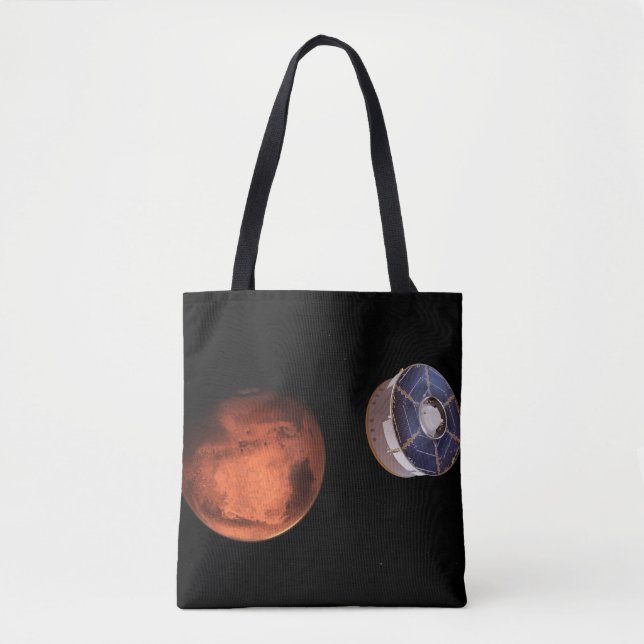 Spacecraft Carrying The Perseverance Rover Tote Bag (Front)
