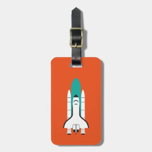 spacecraft luggage tag
