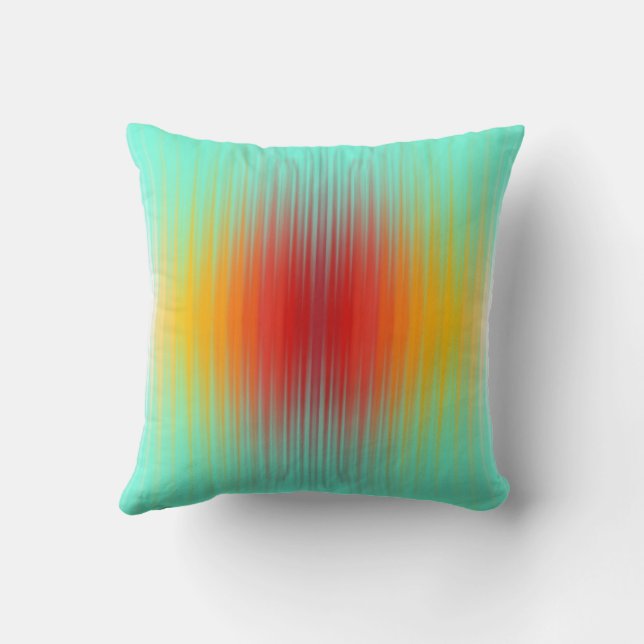 Spacecraft Reentry Plasma Field Colours Abstract  Cushion (Back)