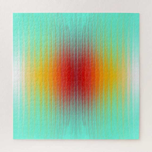 Spacecraft Reentry Plasma Field Colours Abstract  Jigsaw Puzzle (Vertical)