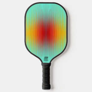 Spacecraft Reentry Plasma Field Colours Abstract Pickleball Paddle