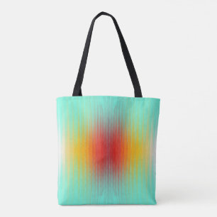 Spacecraft Reentry Plasma Field Colours Abstract  Tote Bag