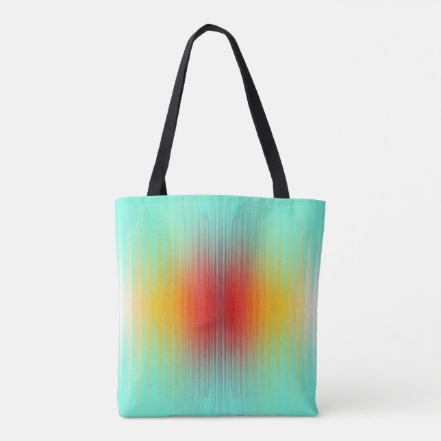 Spacecraft Reentry Plasma Field Colours Abstract  Tote Bag (Back)