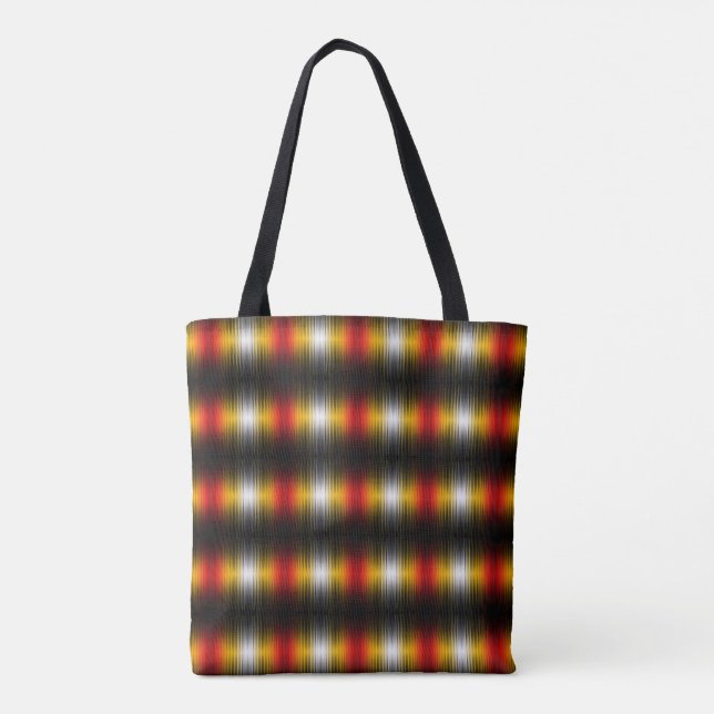Spacecraft Reentry Plasma Field Colours Pattern Ar Tote Bag (Back)