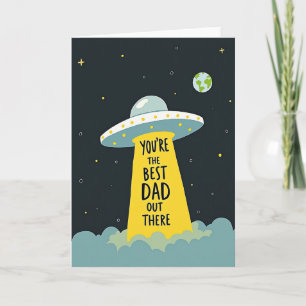 Spacecraft Youre The Best Dad Card