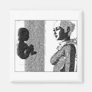 spacegirl and baby magnet