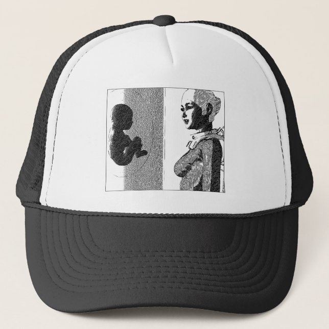 spacegirl and trucker hat (Front)